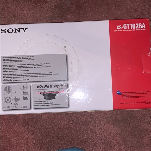 Sony Xplod GTF1626 Range 2 Way 40w Car Speaker - Picture 2 of 5